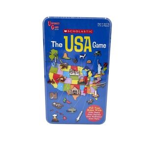 Scholastic University Games The USA Game Educational Card Game New Sealed